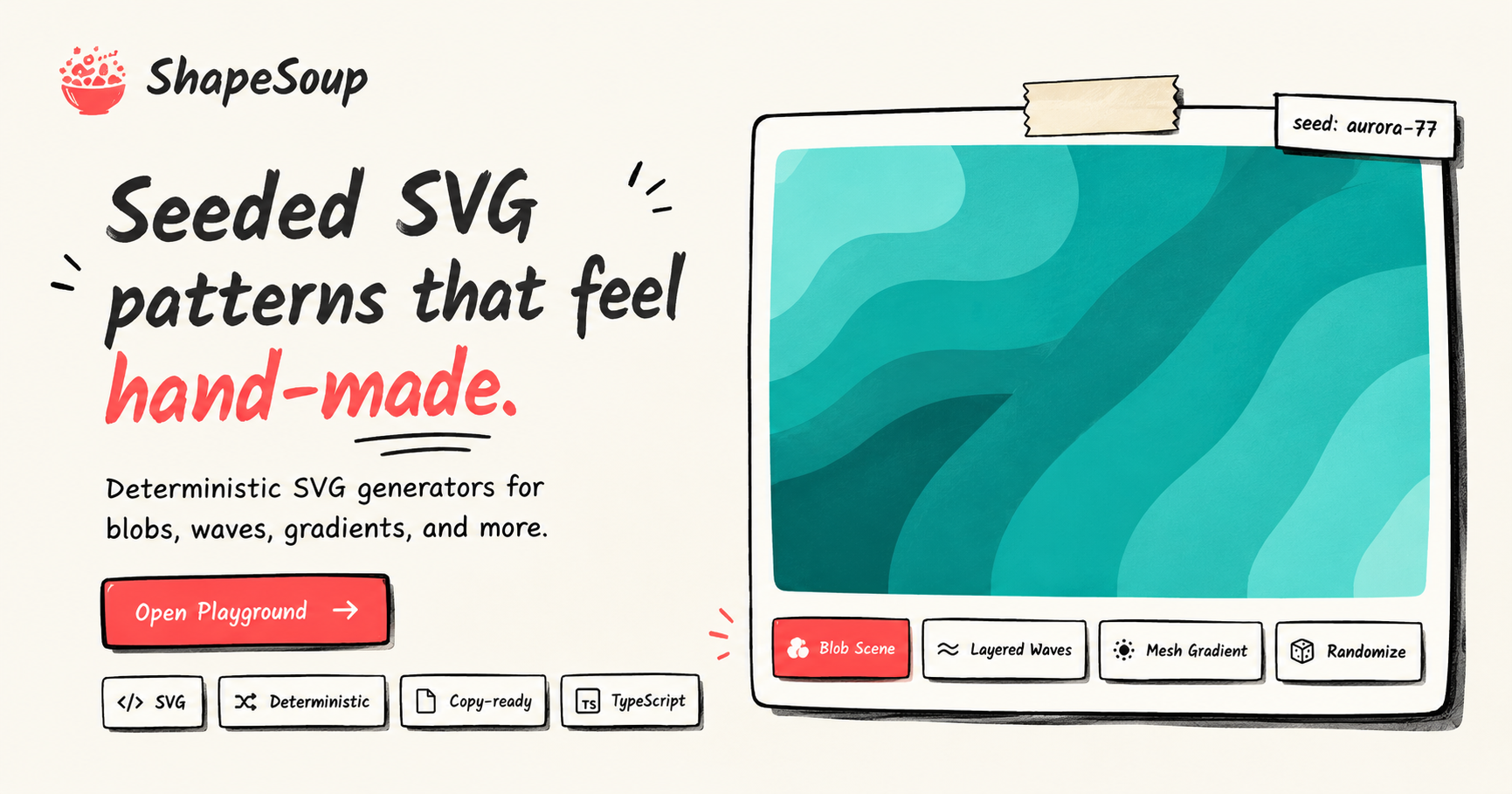 ShapeSoup — SVG Pattern Engine